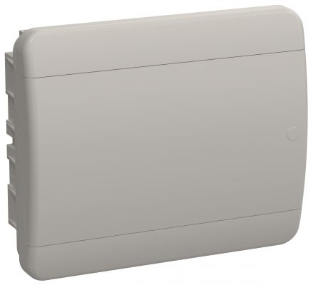 TEKFOR Корпус пластиковый встраиваемый ЩРВ-П-12 IP41 белая дверь IEK