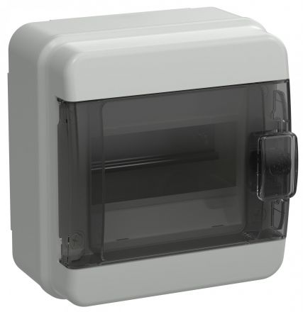 TEKFOR Корпус пластиковый навесной КМПн-6 IP65 черная прозрачная дверь IEK