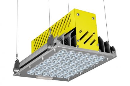 Светильник LED КЕДР ССП EX (ССП) 50Вт 6100Лм 5,0К прозрачный рассеиватель, КСС Д IP67 подвесной